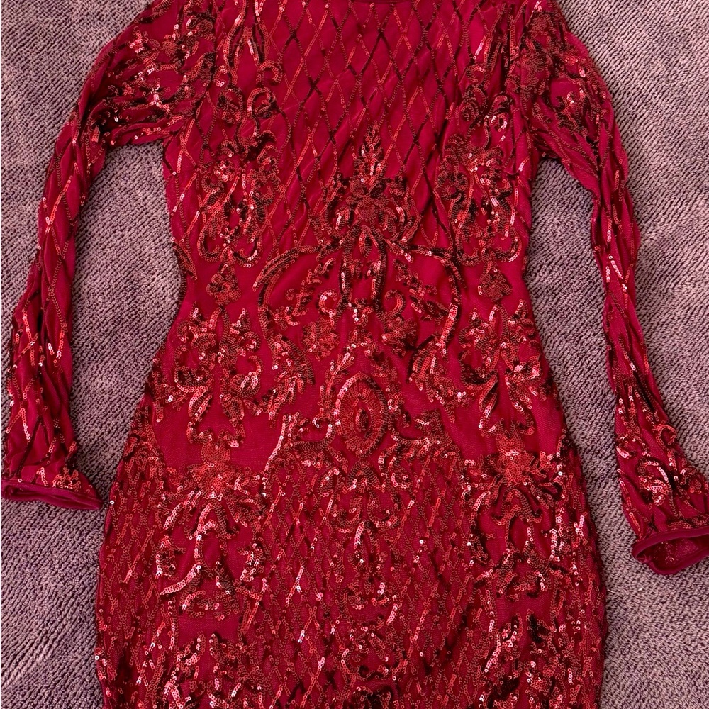 Red dress size L